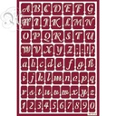 [1823112] Stencil Flex 12 Abecedario