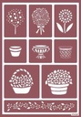 [1823121] Stencil Flex 21 Botanica