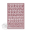 [1823133] Stencil Flex 33 Abecedario Mayusculas Minusculas