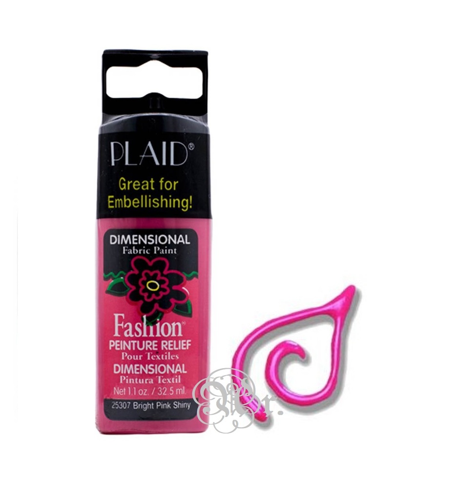 Fashion Brillo 25307 Bright Pink Plaid