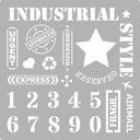 [1516089] Stencil Pintyplus N9 30x30 cm