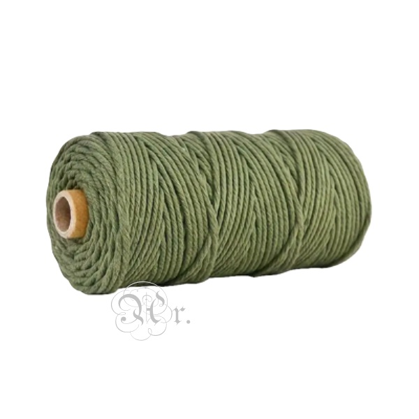Bobina Macrame 2 Mm. Verde Oliva