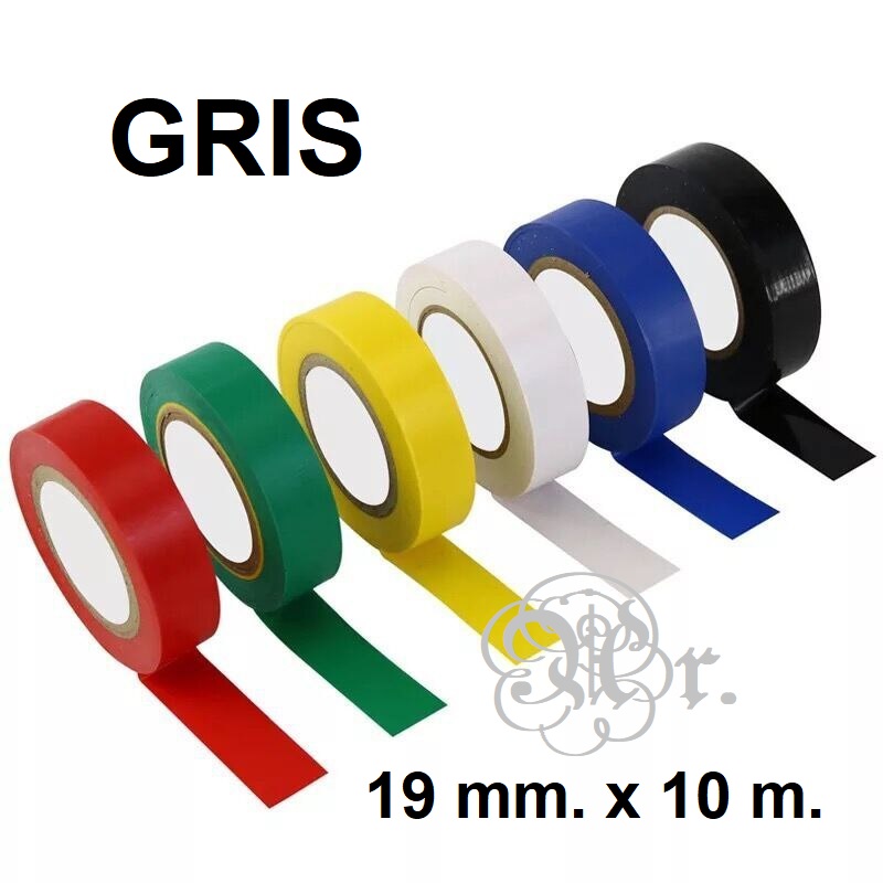 Cinta Aislante 10 M. Gris