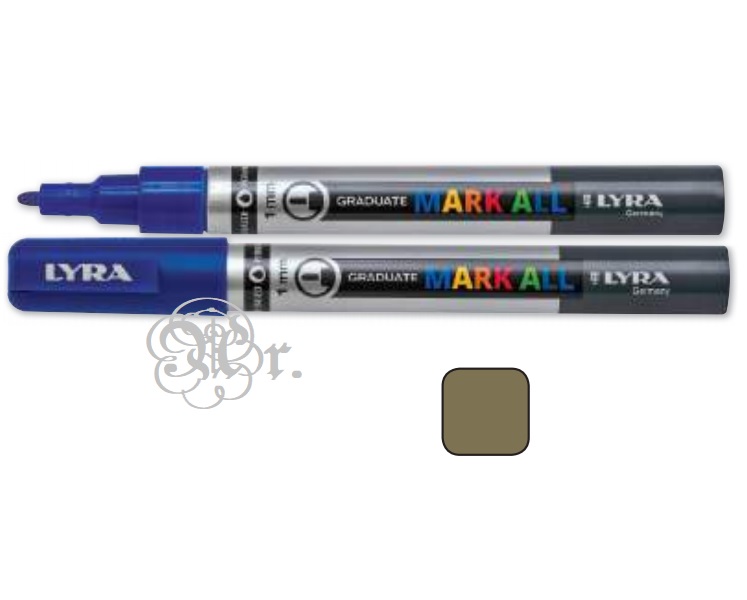 Rotulador Lyra Mark All 1.0 mm Oro