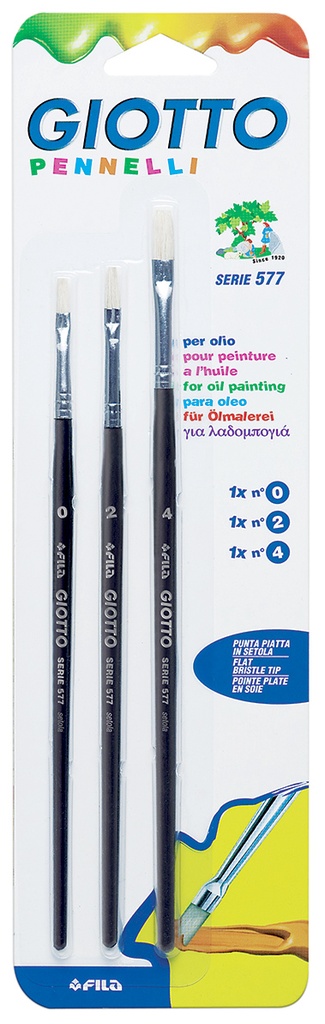 Pincel Cerda China 577 Nº0/2/4