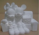 [2001455] Mickey Pareja Banco 455 10*14 Cm. P. Ceramico