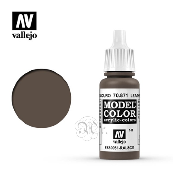 Vallejo Model Color 70.871 Marron Cuero 17 ml