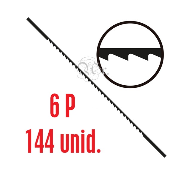 Pelos Planos 13 Cm. Nº 6 144 U.