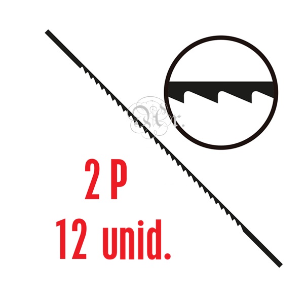 Pelos Planos 13 Cm. Nº 2 12 U.