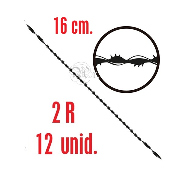 Pelos Marq. 16 Cm. Nº 2R 12 Unid.