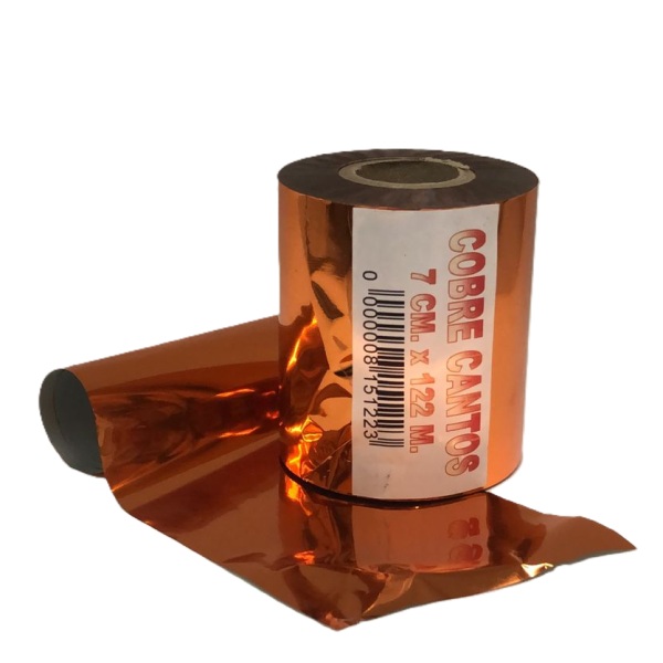 Foil Cobre Cantos 7*1220 Cm.