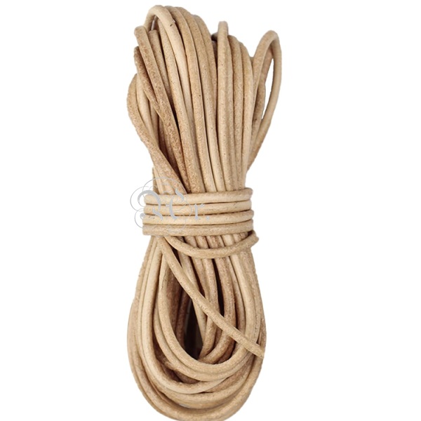 Cordon Cuero 2 Mm. 5 M. Natural