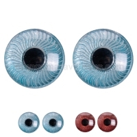 Ojo Iris Azul 6 Mm. 6 U.