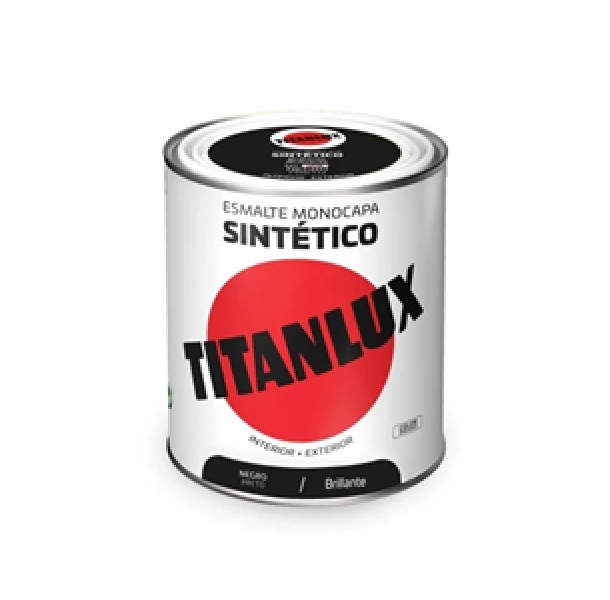 Titanlux Nº 567 Negro Brillo 750 Ml.