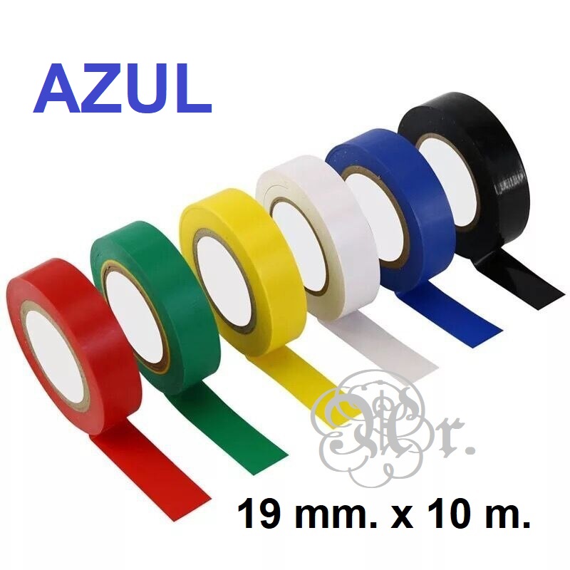 Cinta Aislante 10 M.  Azul