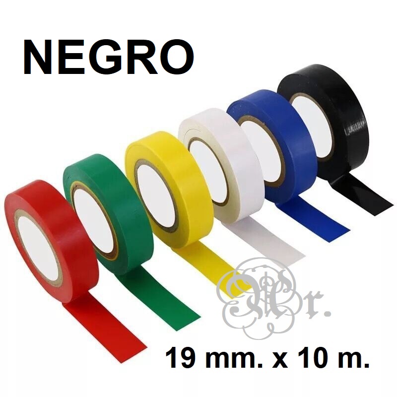 Cinta Aislante 10 M. Negro