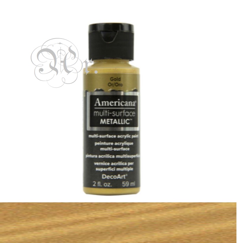 Multi-Surface Satin DA553 Metallic Gold 59 ml