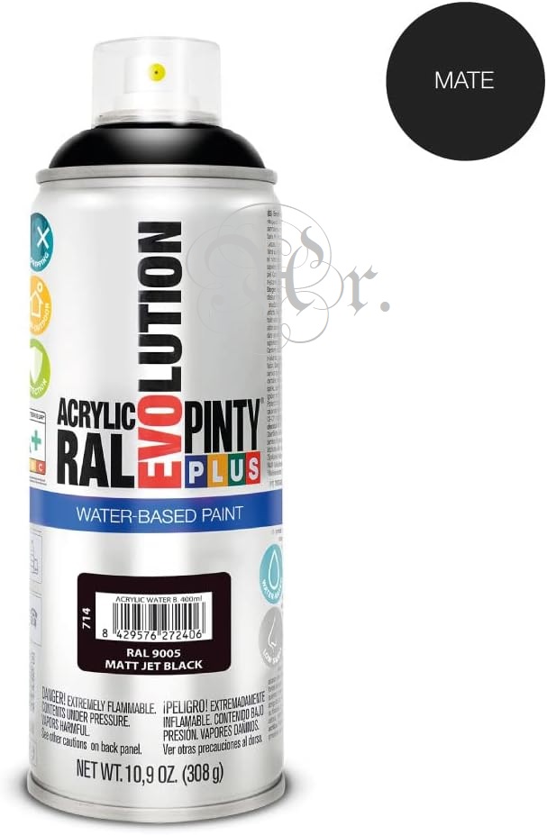 Pintyplus Evolution Water Ral 9005 Matt Jet Black