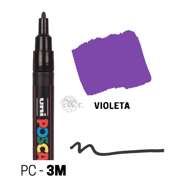 Rotulador Posca PC-3M Violeta