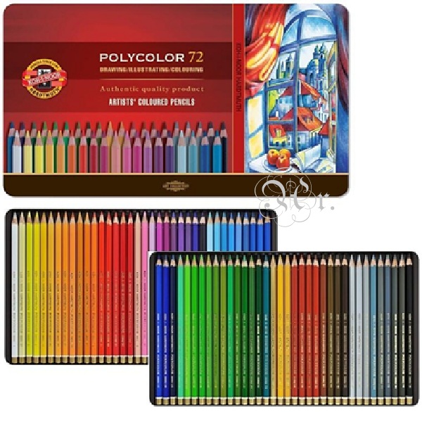 Lapices Polycolor Koh-i-noor 72 colores