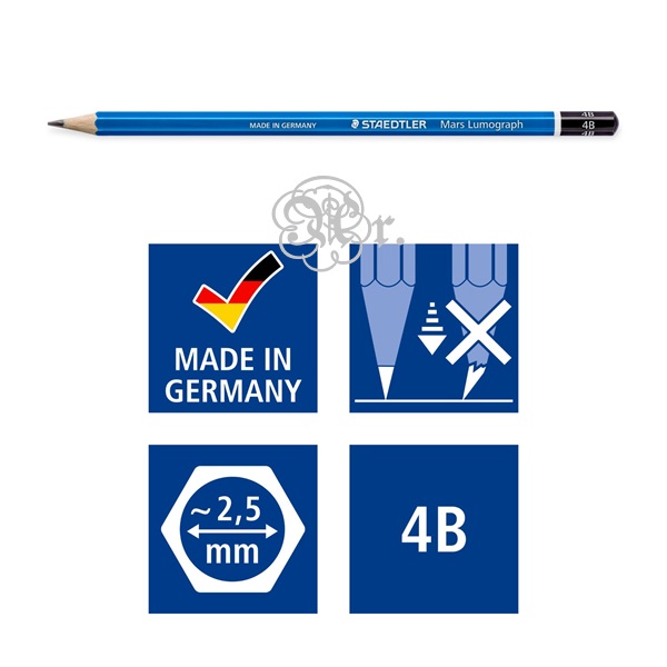 Lapiz Staedtler Lumograph 4B