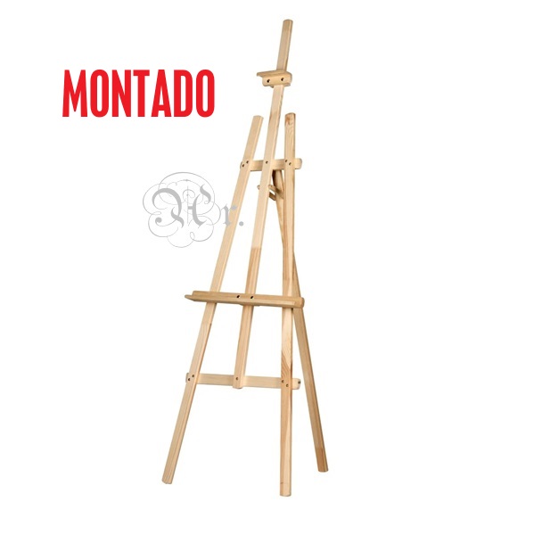 Caballete pino trípode "Vega" 180cm. montado
