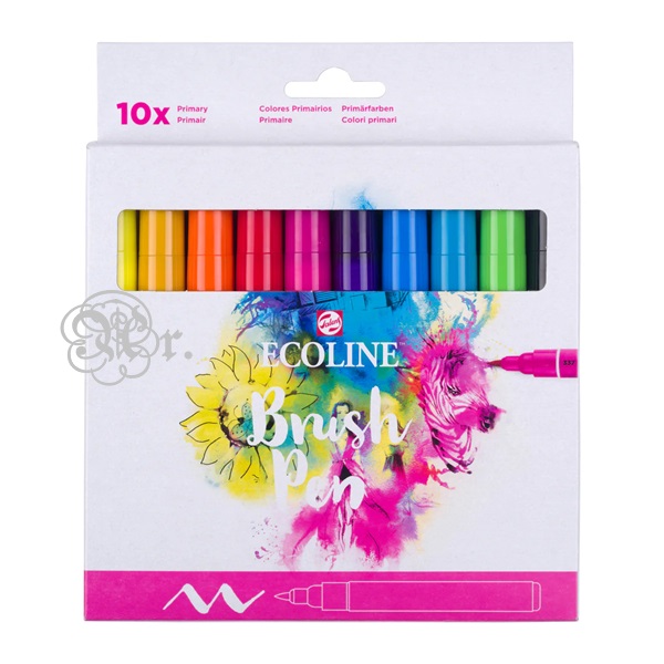 Rotuladores Ecoline 10 colores