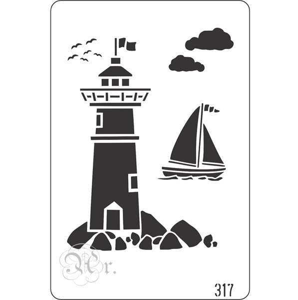 Stencil 20*30 Cm. 317 Faro