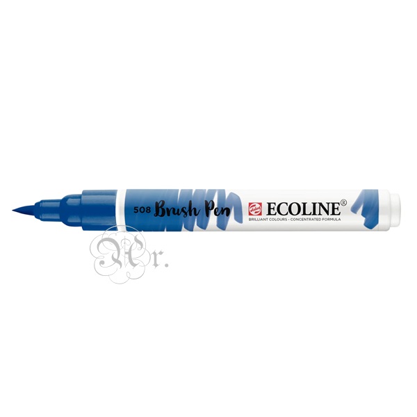 Ecoline Brushpen 508 Azul Prusia