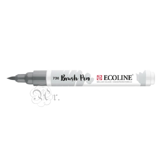 Ecoline Brushpen 738 Gris Frio Claro