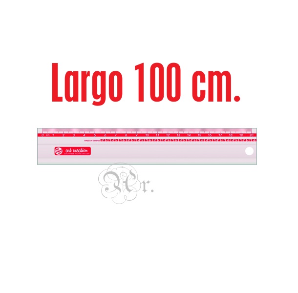 Regla Aluminio 1000 Mm. 