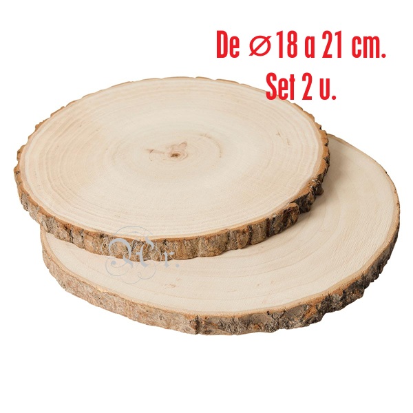 Set 2 Peana Arbol Ø18-21 Cm.