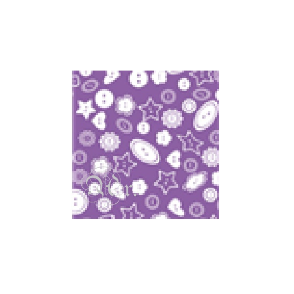 Goma Eva Botones Violeta 33*50 Cm.