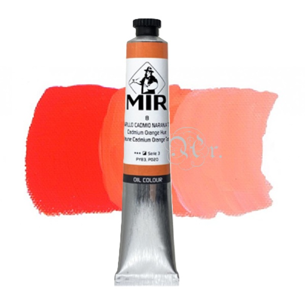 Oleo Mir 60 Ml. 8 Amarillo Cadmio Naranja Tono*                                                                     