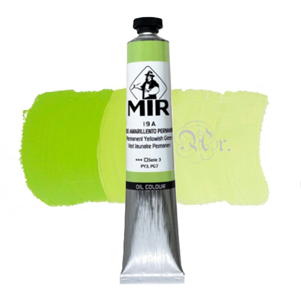 Oleo MIR 19A Verde Amarillento Permanente 60 ml