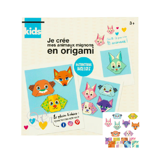 Mini Origami 16 H. 15*15 Cm. Animales Marinos