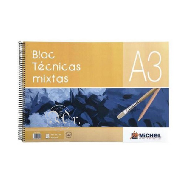 Block Tecnicas Mixtas Michel A3 30h.