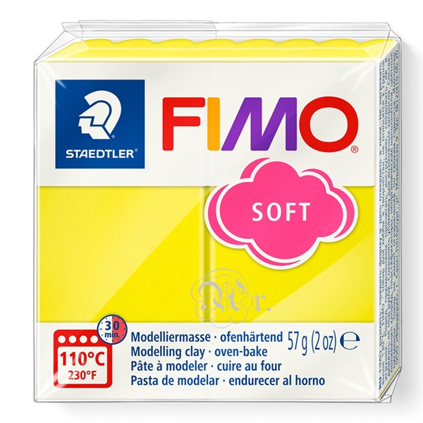 FIMO Soft 57 G. 10 Amarillo Limon