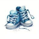 [0886033] Transfer Textil Dtf 18*18 Cm. Bambas Azules