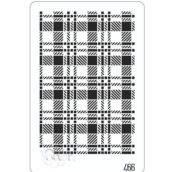 Stencil 20*30 Cm. 466 Patron Cuadrados