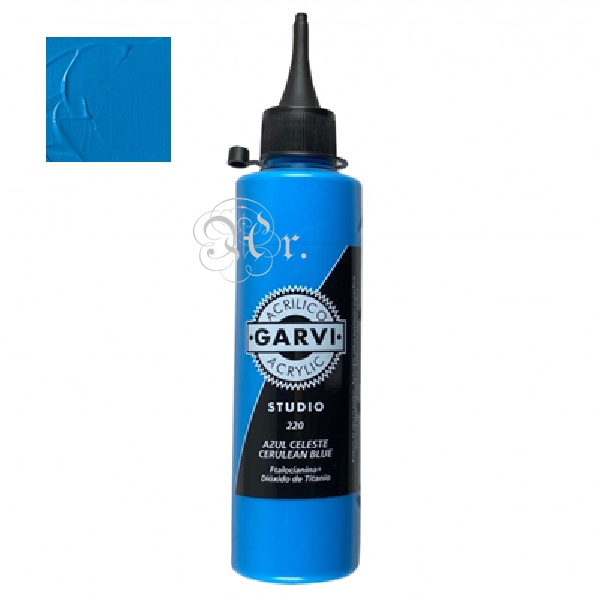 Acrilico Garvi 200 ml. AZUL CELESTE