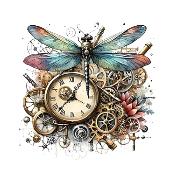 Transfer Textil Dtf 18*18 Cm. Steampunk