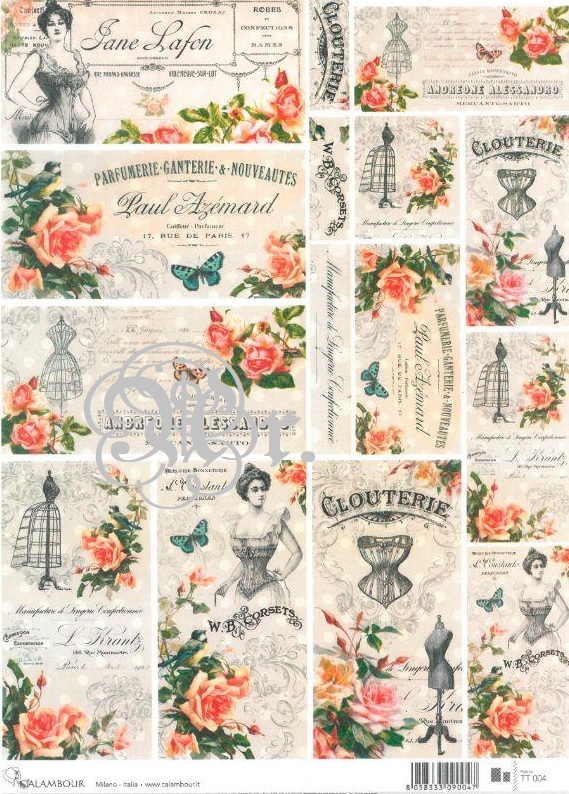 Papel Arroz 23*31 Tt004