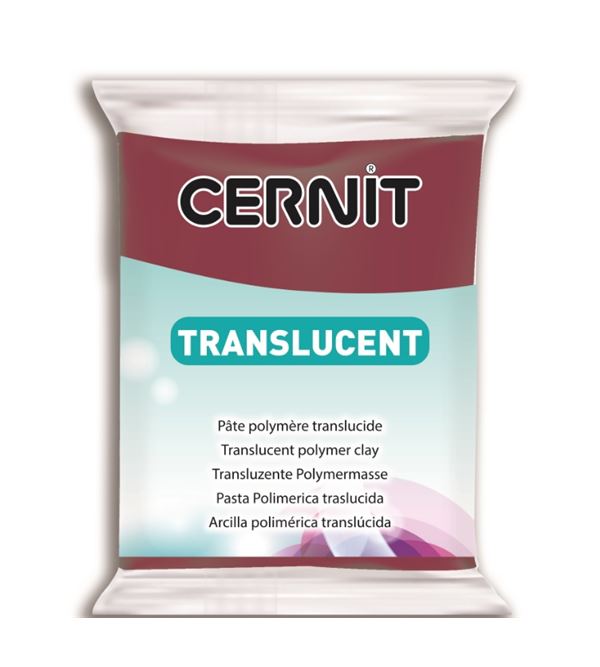 Cernit Translucent 411 Burdeos 56 g