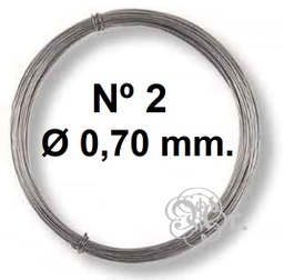 [0851002] Alambre Galva. Nº2 Peq.