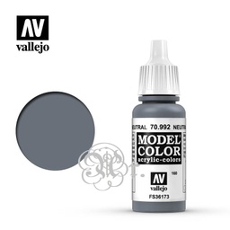 [1836160] Vallejo Model Color 70.992 Gris Neutral 17 ml