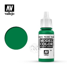 [1836188] Vallejo Model Color 70.936 Verde Transparente 17 ml