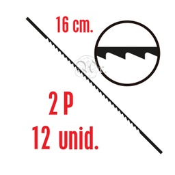 [0602202] Pelos Marq. 16 Cm. Nº 4P 12 Unid.