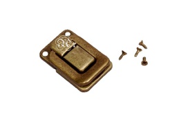 [2203417] Cierre Estuche Nº17 2.8*4 Cm. Oro Viejo