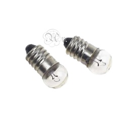 [0506001] Set 2 Bombillas E- 10 3.8 V.